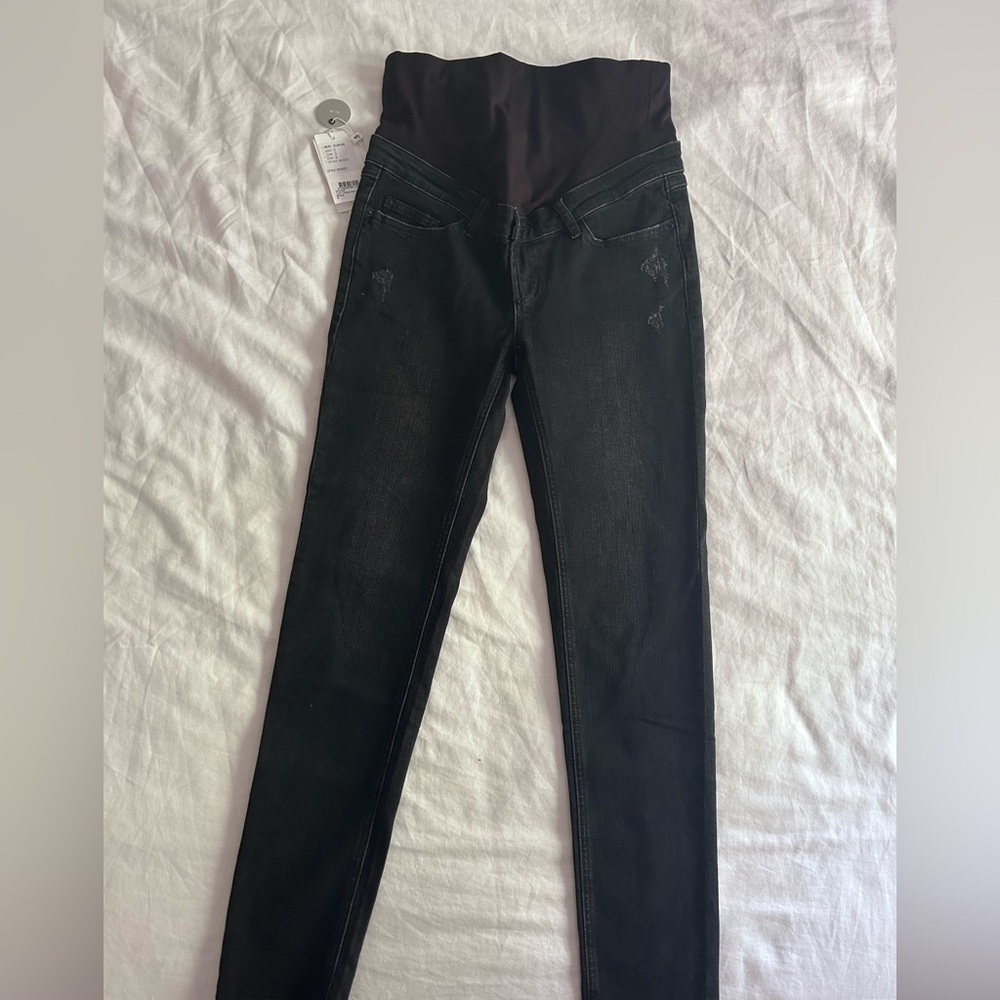 RIPE Denim - Maternity Jeans with Over-Bump Waistband - Size S